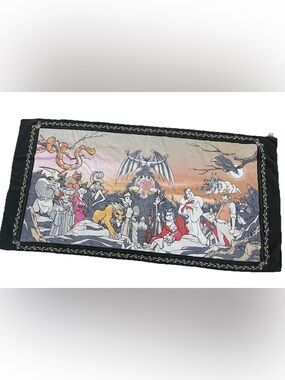 Vintage Disney Villains Beach Pool Towel 60x32" Cruella Deville HOOK Ursula SCAR